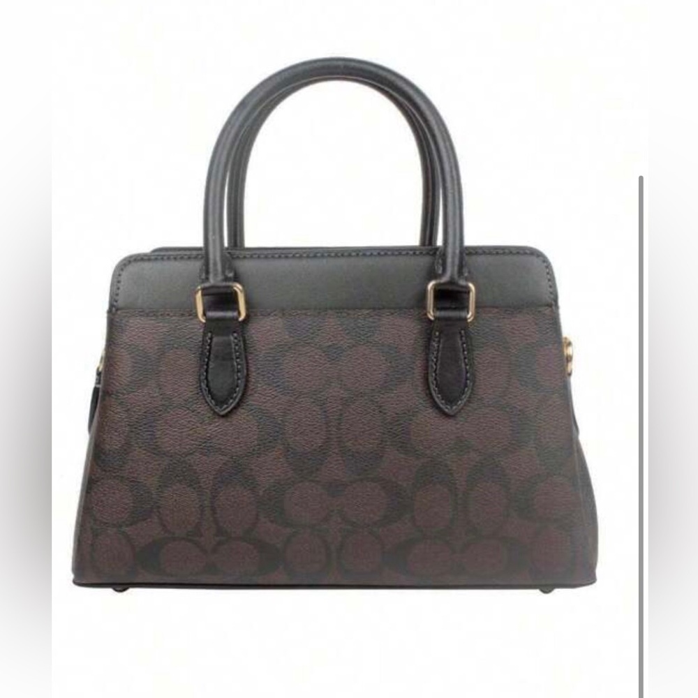 Coach Mini Darcie Carryall In Signature Canvas - Picture 3 of 10